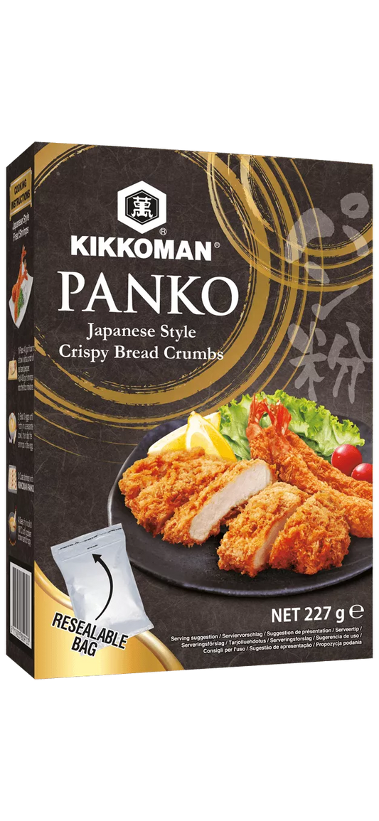 KIKKOMAN PANKO JAPANESE STYLE BREAD CRUMBS 227G