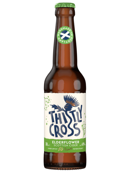 THISTLY CROSS CIDER ELDERFLOWER 330ML X12