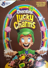 LUCKY CHARMS CHOCOLATE CEREAL 311GR X12