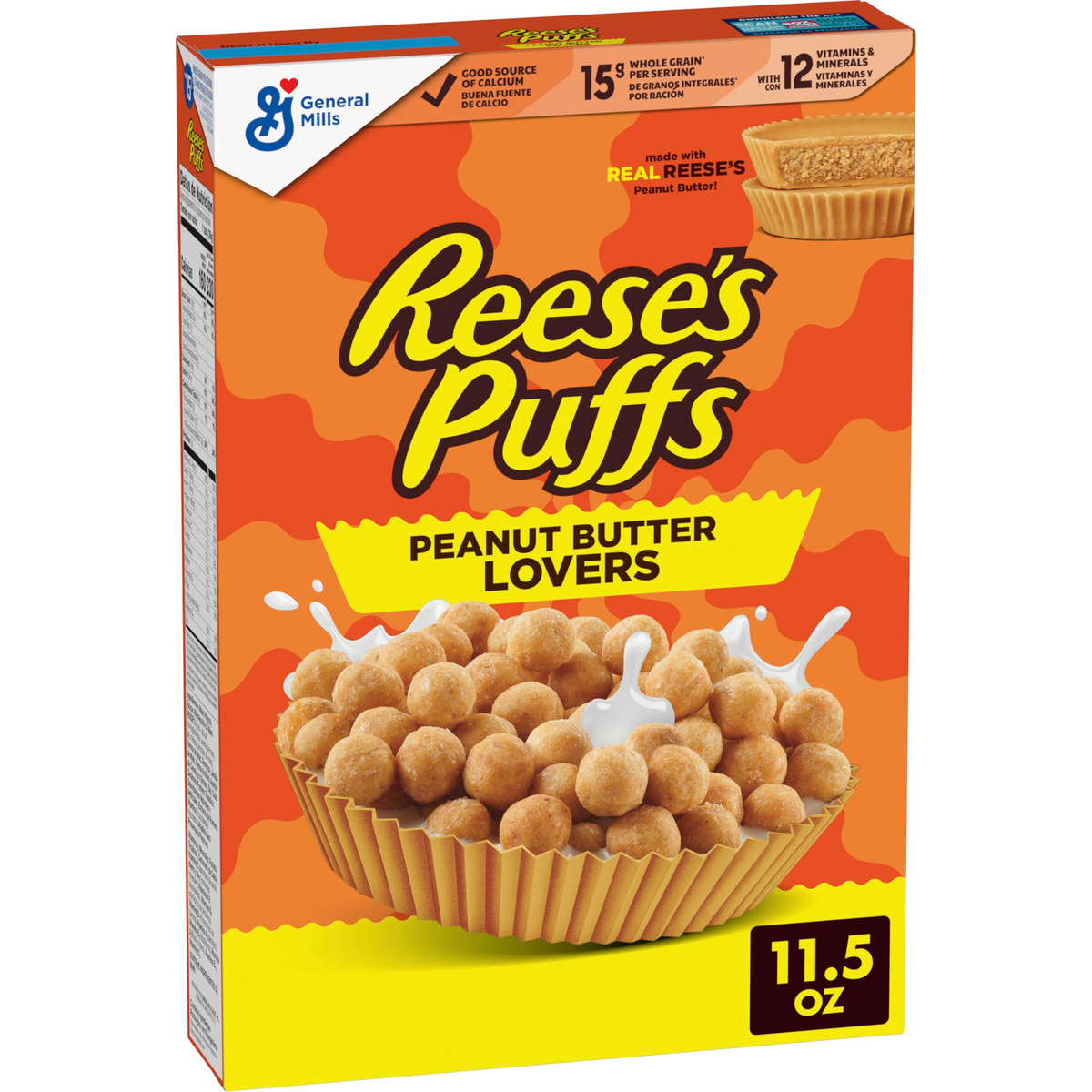 BFCER REESES PUFFS PEANUT BUTTER LOVERS 326GR X12