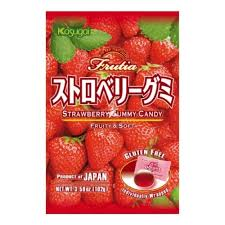 KASUGAI FRAISE GUMMY 102G X12