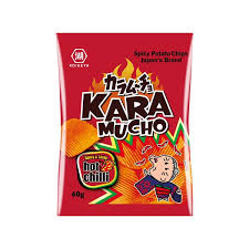 KOIKEYA KARAMUCHO POTATO SNACK HOT 60G X12