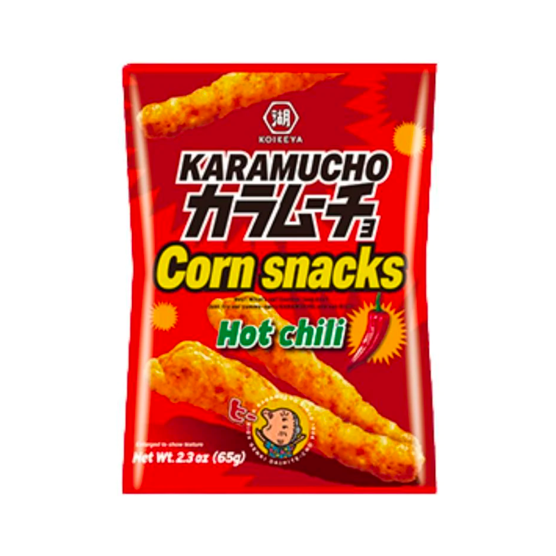 KARAMUCHO SPICY CORN SNACKS 65G X12