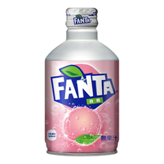 FANTA WHITE PEACH METAL BOTTLE 300ML X24