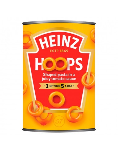 HEINZ SPAGHETTI HOOPS 400GRM X24