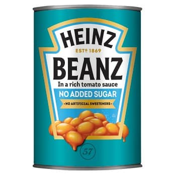 HEINZ BEANZ NO ADDED SUGAR 415G X24