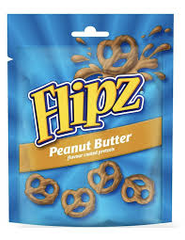 CANDY FLIPZ PEANUT BUTTER PRETZELS 90GR X6