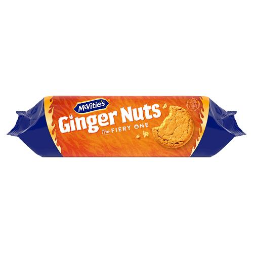 MCVITIES GINGER NUTS 200GRM X18