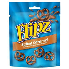 FLIPZ SALTED CARAMEL PRETZELS 90G X6