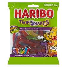 HARIBO TWIN SNAKES 100G X 12