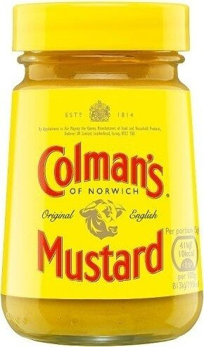 COLMANS MUSTARD JAR ENGLISH 100G X8