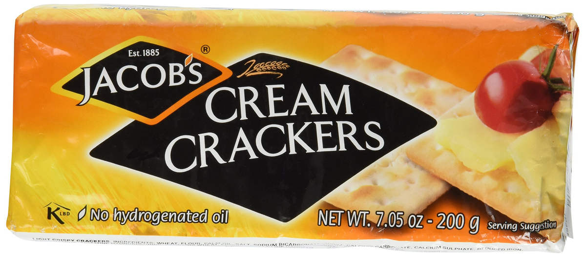 JACOBS CREAM CRACKERS 200GRM X24