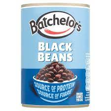 BATCHELORS BLACK BEANS 400GRM X12