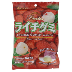 KASUGAI LYCHEE GUMMY 102G X12