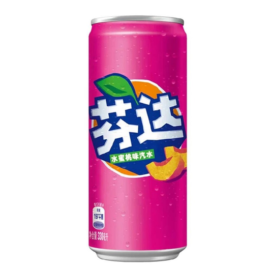 FANTA CHINA WHITE PEACH 330ML X12