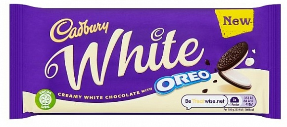 14I CADBURY OREO WHITE BAR 120GRM X17