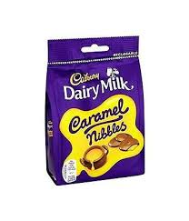 25I CADBURY DAIRY MILK CARAMEL NIBBLES 120G X10