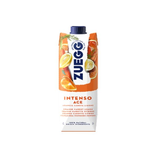 JUS ORANGE CAROTTE CITRON INTENSO ZUEGG 1L X12