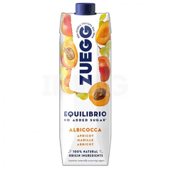 JUS ABRICOT SANS SUCRE AJOUTE ZUEGG 1L X12