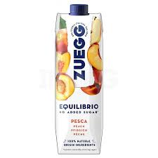 JUS PECHE SANS SUCRE AJOUTE ZUEGG 1L X12