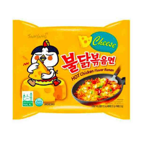 SAM YANG HOT CHICKEN RAMEN CHEESE 140G X40