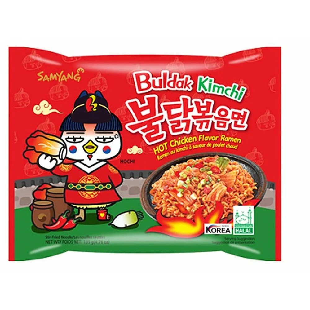 SAM YANG HOT CHICKEN BULDAK KIMCHI RAMEN 135G X40