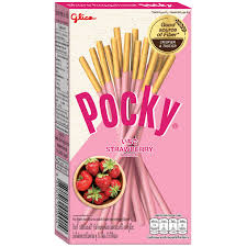 GLICO POCKY STRAWBERRY FLAVOR 216G 12X10