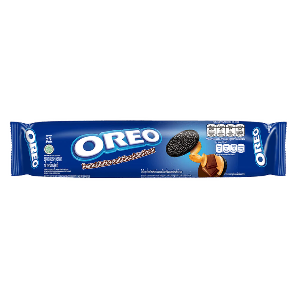 OREO ROLL COOKIE PEANUT BUTTER 119,6G X24