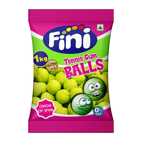 FINI TENNIS BALLS GUM 75GX12