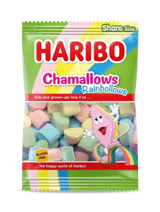 HARIBO CHAMALLOWS RAINBOLLOWS 154G X12