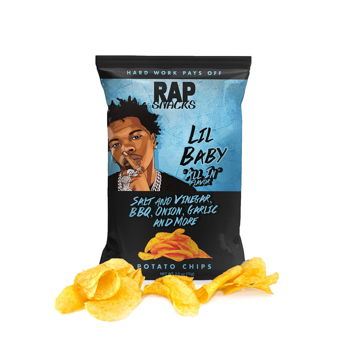 RAP LIL BABY ALL IN CHIPS 71 GR X12