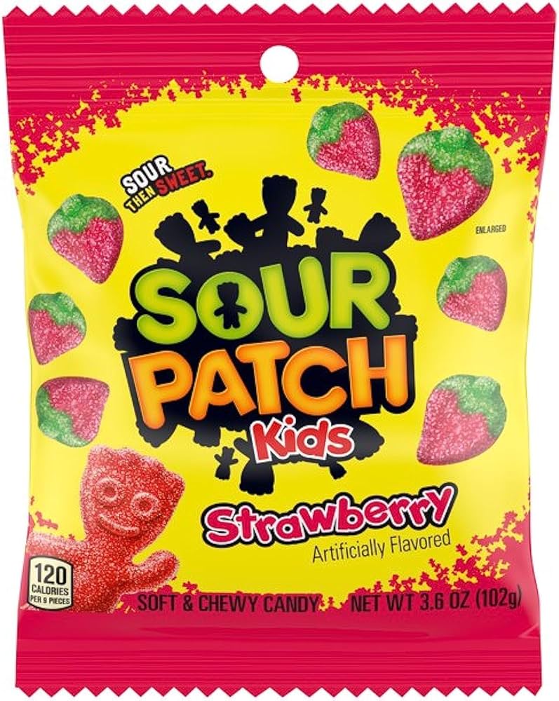 SOUR PATCH STRAWBERRY 102GR X12