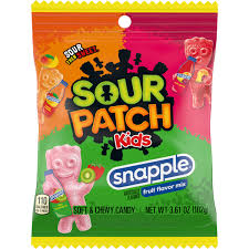 SOUR PATCH SNAPPLE 102G X12