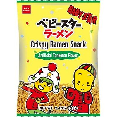 BABY STAR CRISPY RAMEN TONKUTSU 75G X15