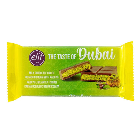 DUBAI PISTACHIO BAR ELIT 90GR X 12