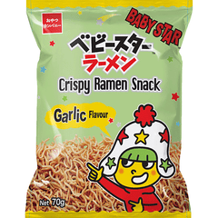 BABY STAR CRISPY RAMEN GARLIC 75G X15